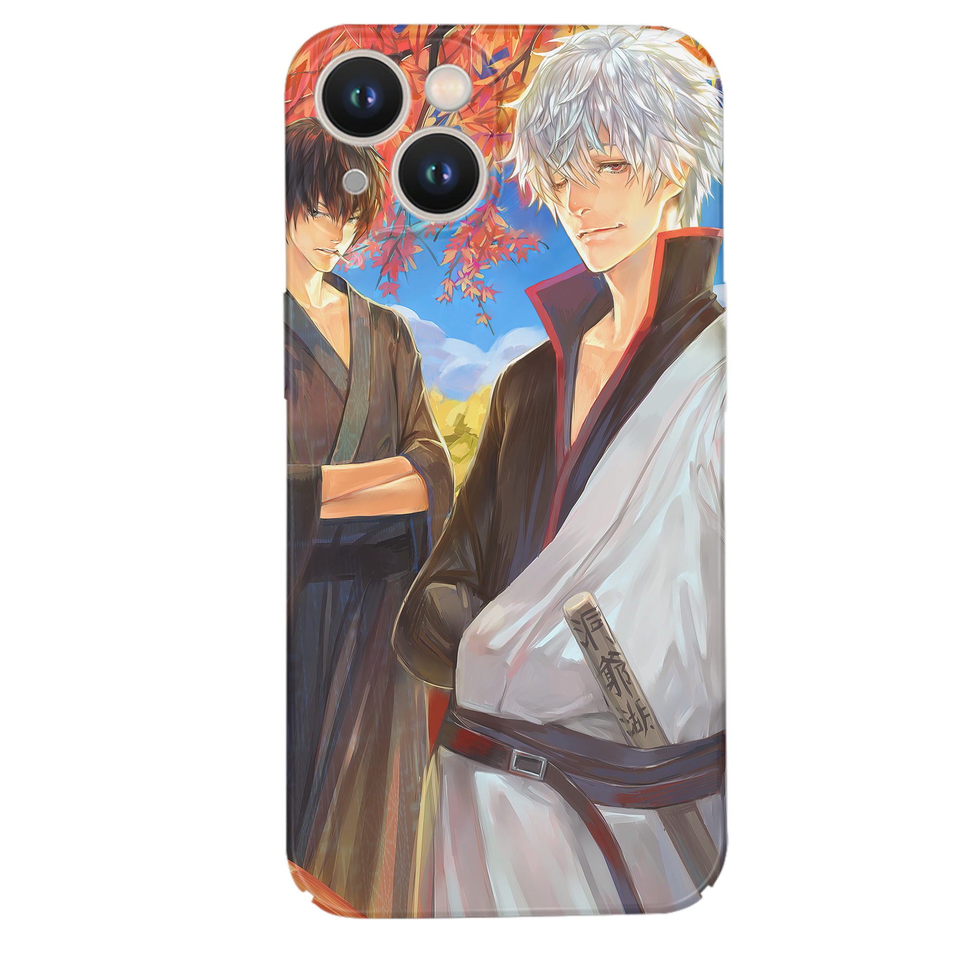 （画像用） ぎんたま 坂田銀時（さかたぎんとき） 神楽 志村新八（しむら しんぱち） GINTAMA Sakata Gintoki Kagura Shimura Shinpachi 【iPhone 14シリーズ対応】ハードケース